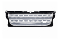 Land Rover Discovery III 2004–2009 Kølergrill, sort ramme / sølvfarvet net (2014) foto 1