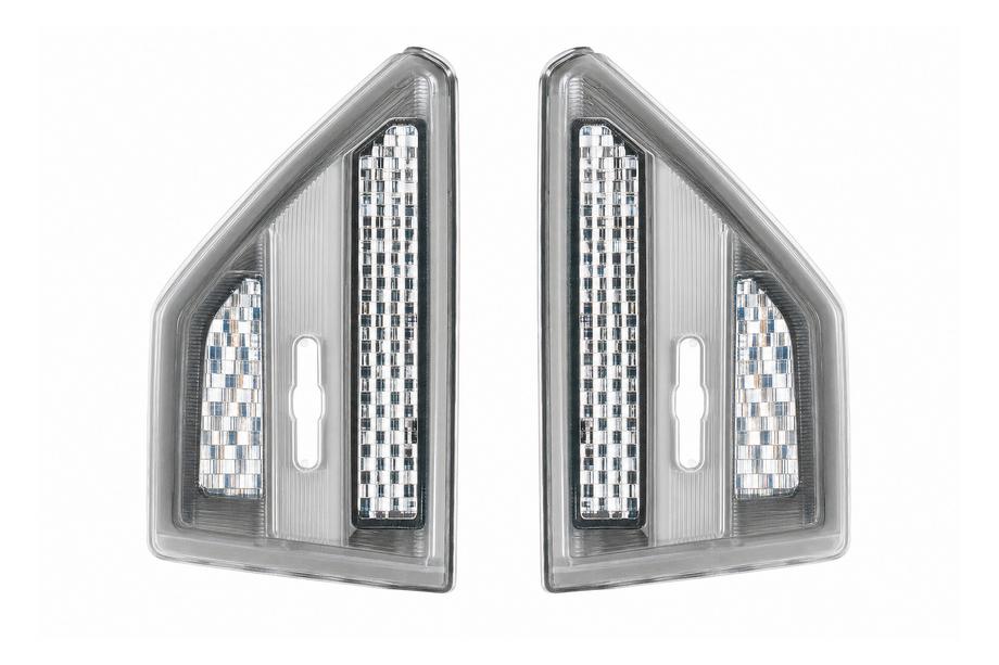 Land Rover Freelander II 2006–2014 Sølv pynteliste til ventilationsåbning i skærm (2010) Image
