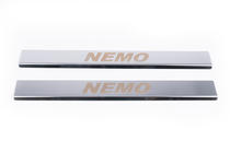 Citroen Nemo 2007–2017 Krom dørtrinslister Carmos V1 (2 stk., rustfrit stål) foto 2