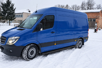 Volkswagen Crafter 2006–2016 Premium Black sidetrin (sæt med 2 stk., rustfrit stål) foto 2
