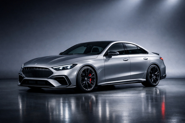 Mercedes-AMG C-Class EV 2027: prototype på elektrisk rival til BMW M3