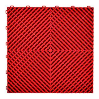 Modulflise P/P (40x40x1.8 cm, rød)