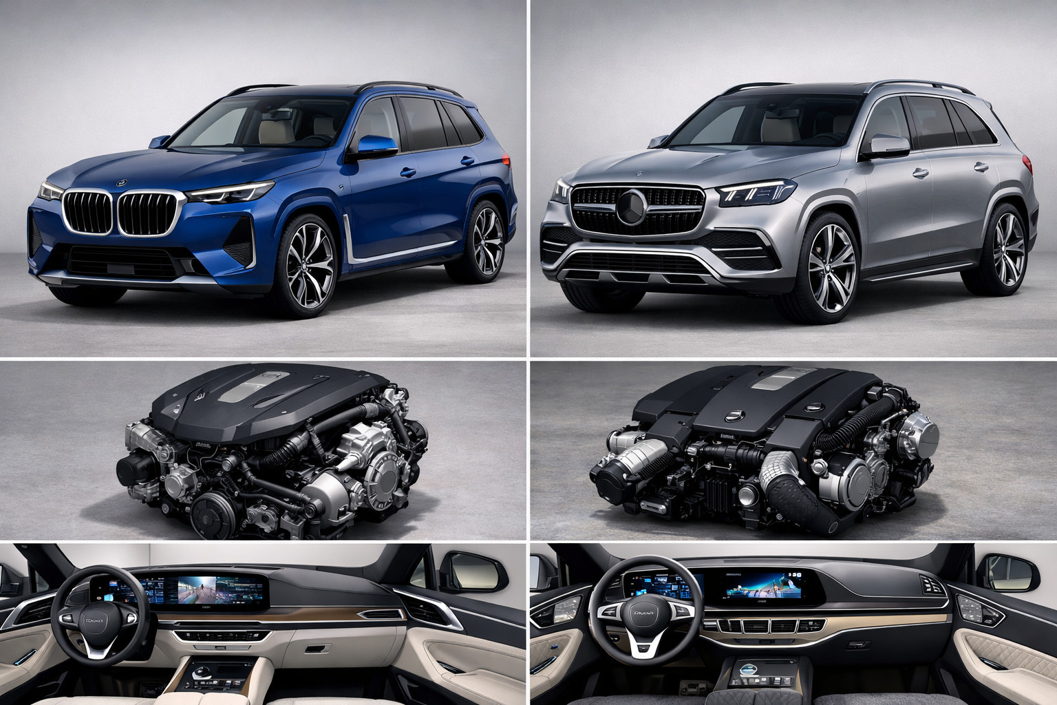 BMW X7 2027 vs Mercedes-Benz GLS 2027: pris, motorer, kabine og hvad der er bedst