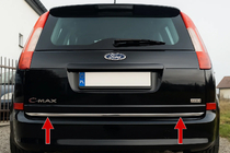 Ford C-Max 2004–2010 Bagagerumskantliste (rustfrit stål) foto 1