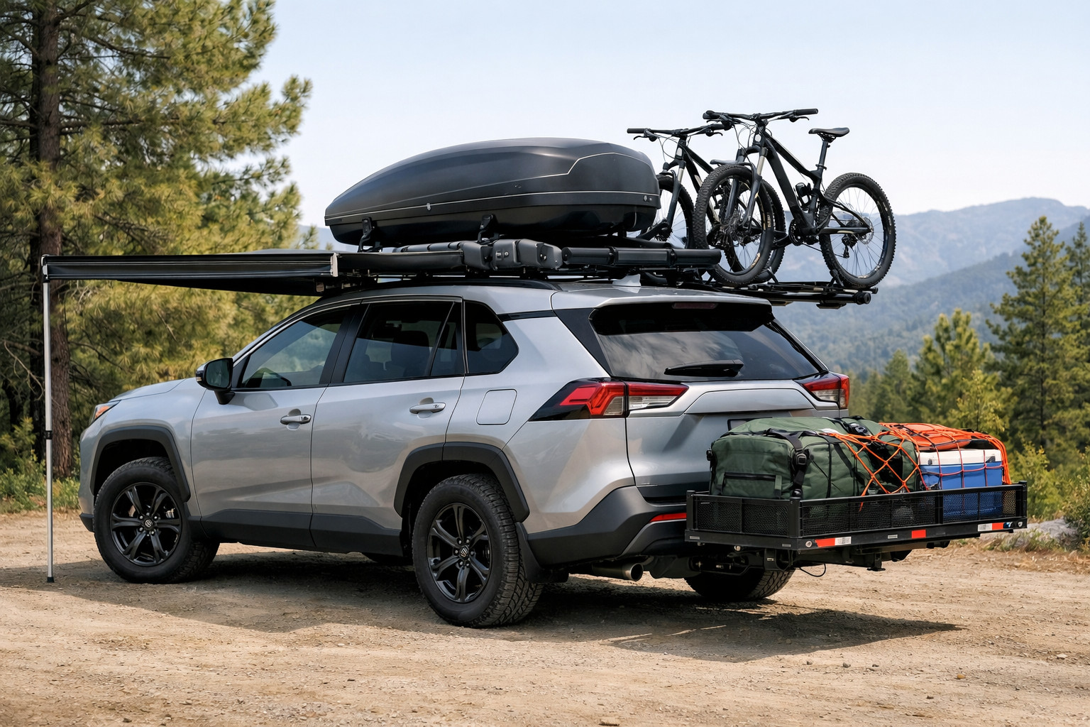 Hvad skal du montere på Toyota RAV4 2019+ til ferie og tagbagage