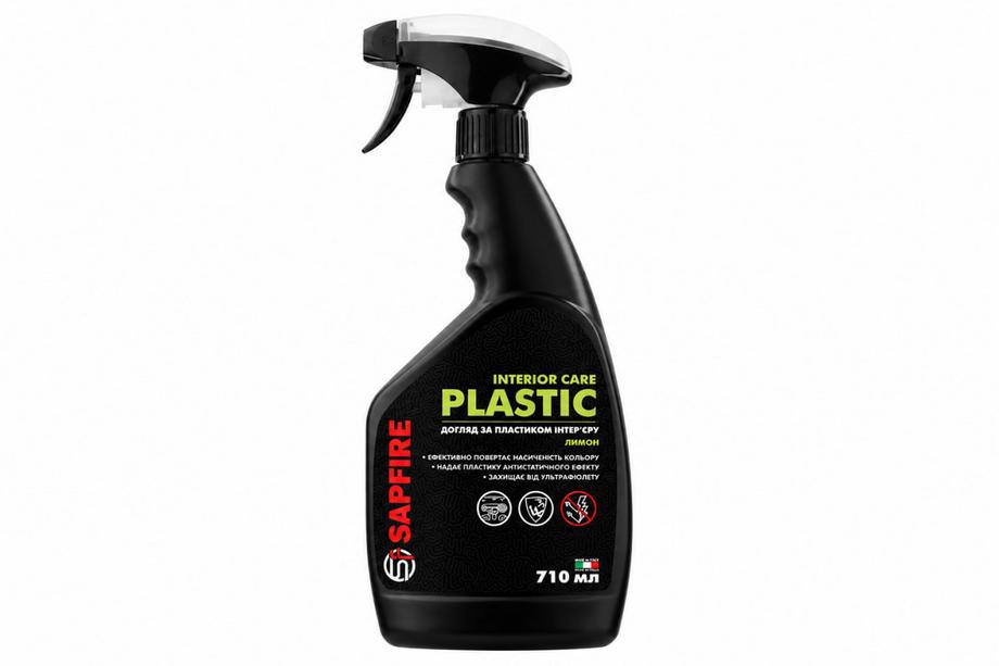 Plastrens og polermiddel 710 ml SAPFIRE Plastic Cleaner & Polish - citron SONAX Image