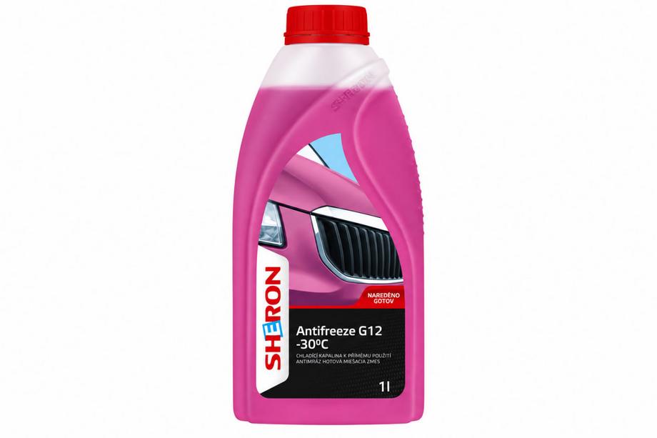 Frostvæske G12 -30 °C pink 1 l SHERON Image