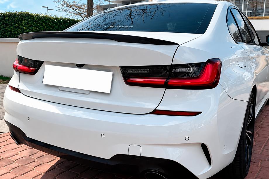 BMW 3-serie G20/G21 2018– Spoiler DPT M-Style (til G20/G80, sort højglans) Foto 1