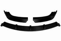 BMW 3-serie E90/E91 2005–2011 Front lip spoiler DPT (til Base, E90, 2008-2011, blank sort) foto 2