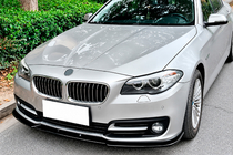 BMW 5-serie F10/F11 2010–2016 Forreste lip spoiler DPT (Base, F10, 2014-2017, blank sort) foto 1