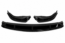 BMW 5-serie F10/F11 2010–2016 Forreste frontlip DPT (til Base, F10, 2010-2016, blank sort) foto 2
