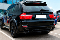 BMW X5 E70 2007–2013 Spoiler DPT M-Style (sort højglans) foto 1