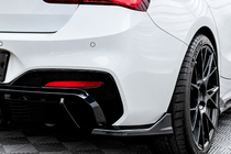 BMW 1-serie F20/F21 2011–2019 Bageste FLAP-udvidelser DPT (til F20, sort højglans) foto 1
