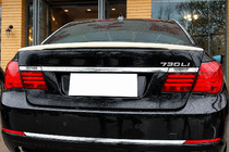 BMW 7-serie F01/F02 2008–2015 DPT spoiler (sort højglans) foto 1