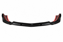 Mercedes A-klasse W177 2018– Front lip spoiler DPT V-1 (sort højglans) foto 2