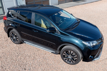 Toyota Rav 4 2013–2018 Sideskørter OEM V4 Silver (2016-2018, 2 stk., aluminium) foto 2