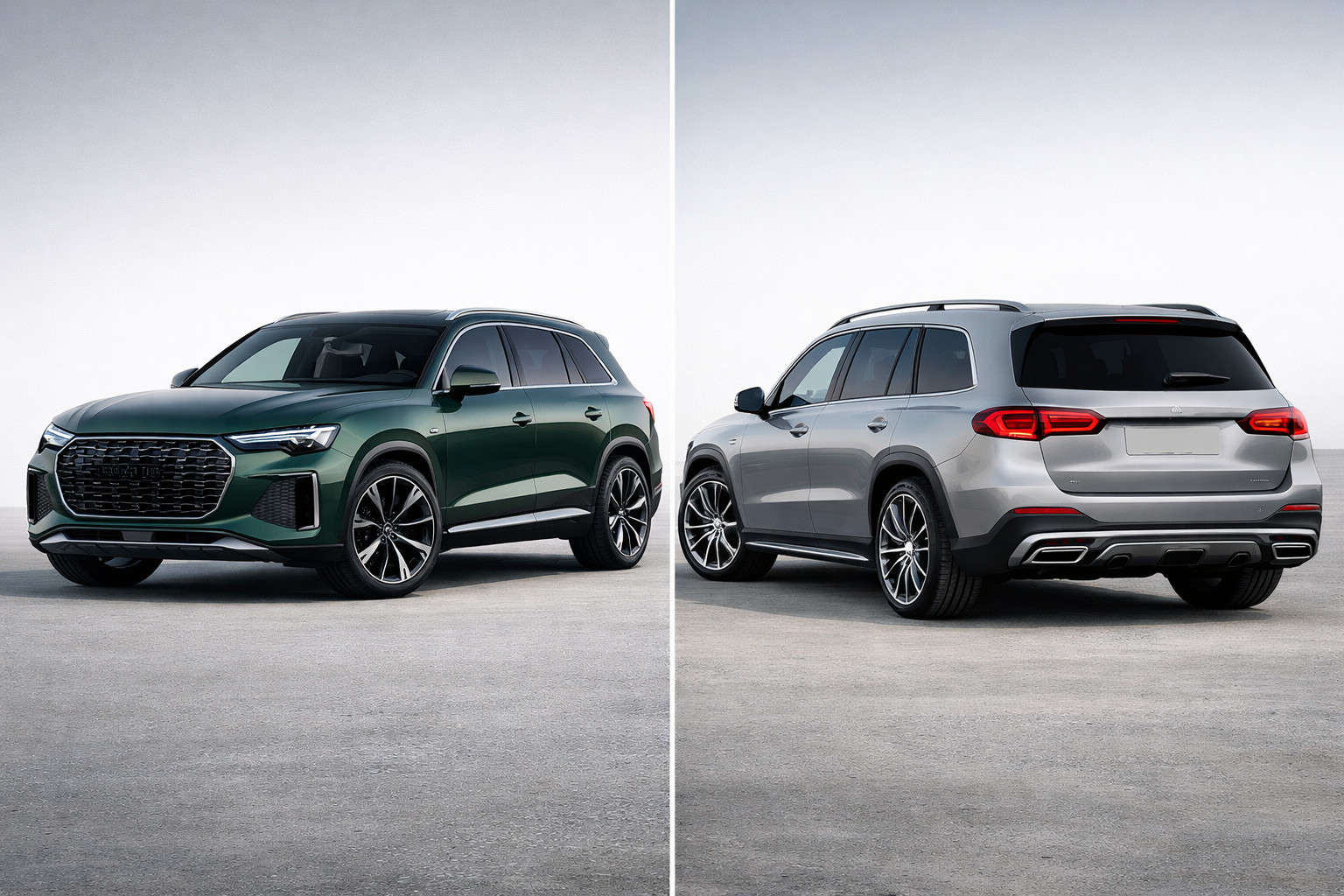 Audi Q9 2027 vs Mercedes-Benz GLS 2027: pris, motorer og hvad er bedst