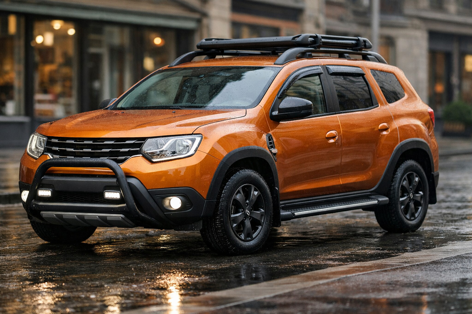 Basisopgradering af Renault Duster 2018–2024 til by og sjap