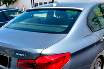 BMW 5-serie G30/G31 2017–2023 Øvre spoiler DPT (til G30, blank sort) foto 1