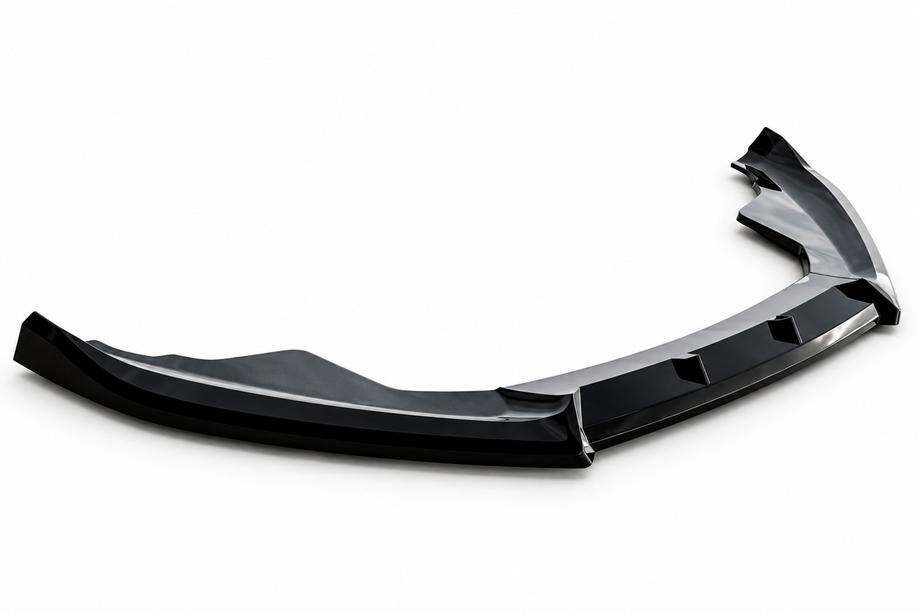 Audi A5 2007–2015 Front bumperlip Lip DPT V2 (til S-Line, 2007-2011, blank sort) Foto 2