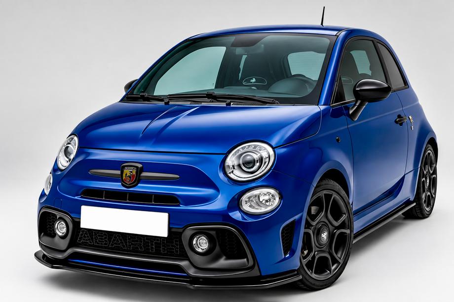 Fiat 500/500L 2013–2022 Front lipspoiler DPT (til Abarth, blank sort) Image