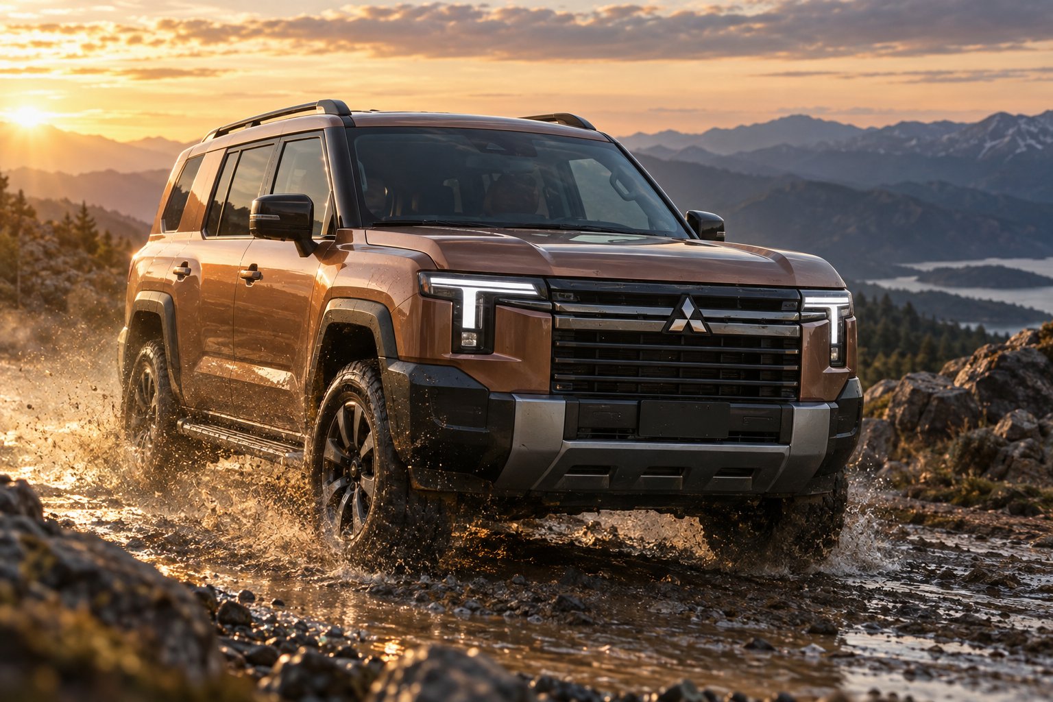 Nye Mitsubishi Pajero 2026: SUV med stigeramme og Super Select 4WD-II