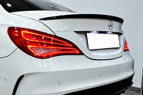 Mercedes CLA C117 2013–2019 DPT spoiler (sort højglans) foto 1