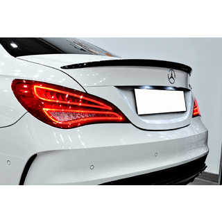 DPT spoiler (sort højglans) Mercedes CLA C117 2013–2019 foto 1