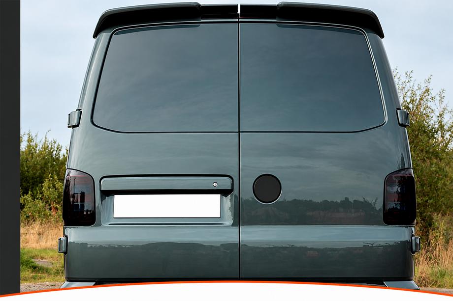 Volkswagen T5 Caravelle 2004–2010 Spoiler DPT (fløjdøre, sort højglans) Image