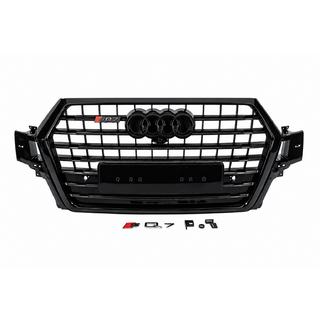 Frontgrill i SQ7-stil (2015-2019, sort) Audi Q7 2015–2026
