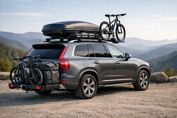 Hvad skal du montere på Volvo XC90 til tagbagage og lange ture