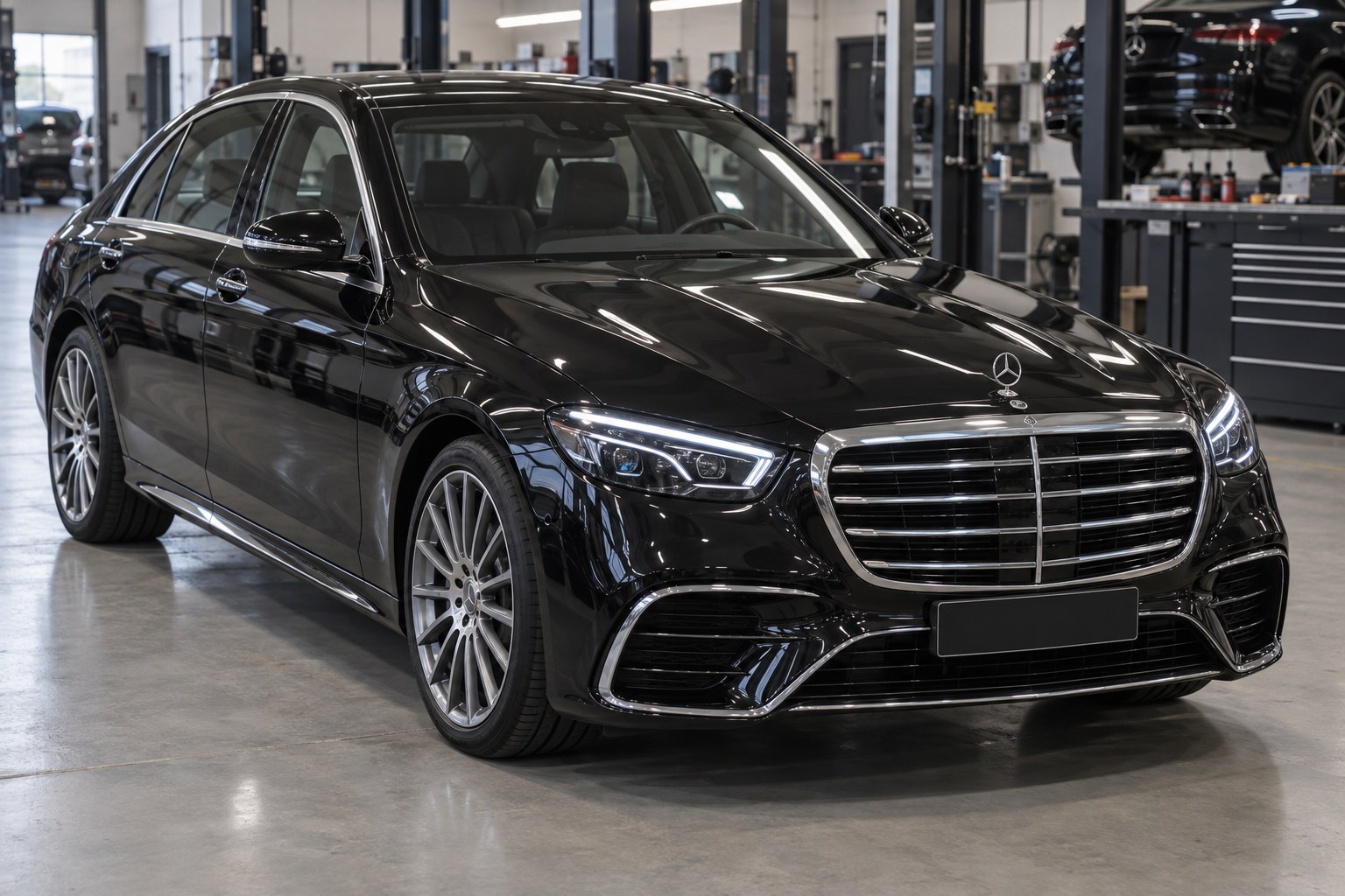 Mercedes S-Class W222 i W223-stil: hvad kan faktisk monteres