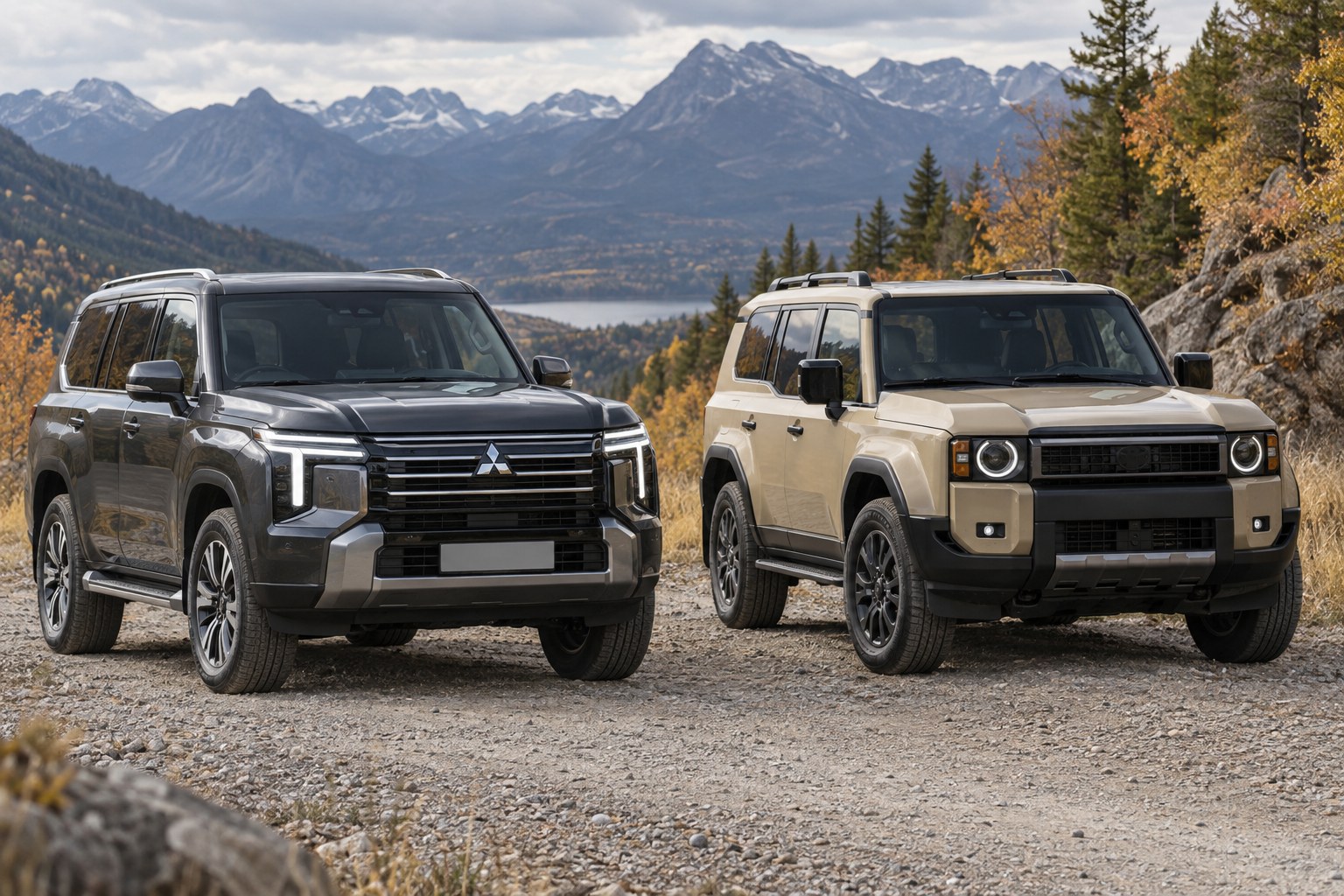 Mitsubishi Pajero 2027 vs Toyota Land Cruiser Prado 250: hvilken offroader med ramme skal du vælge