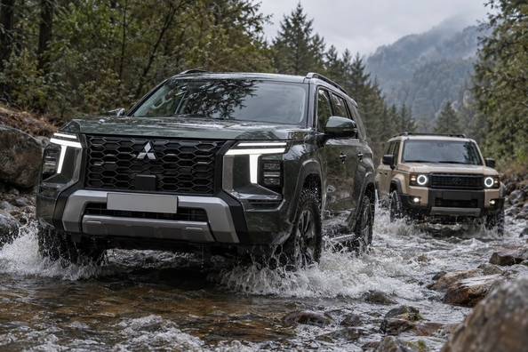 Mitsubishi Pajero 2027 vs Toyota Land Cruiser Prado 250: hvilken offroader med ramme skal du vælge Foto 1