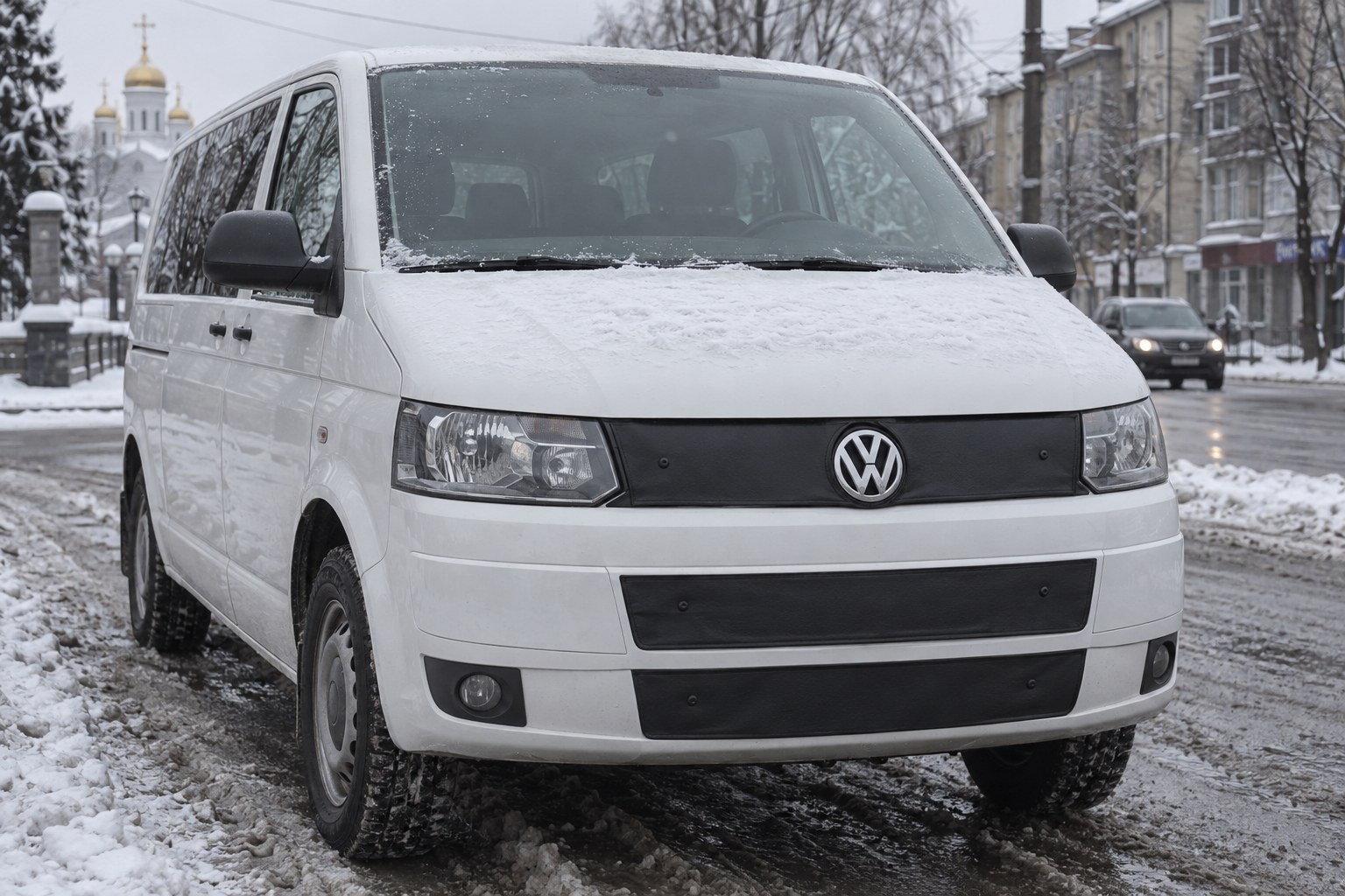 Vinterafdækning til Volkswagen T4, T5, T6 og Caddy: øvre, nedre eller begge