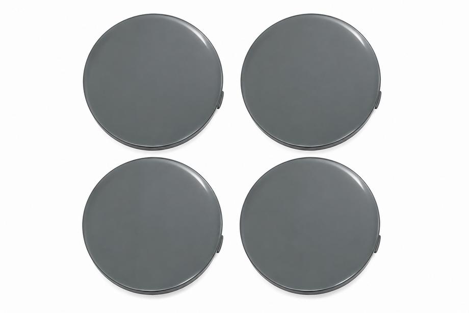 Grå fælgcenterkapsler (64x62 mm, 4 stk.) Image