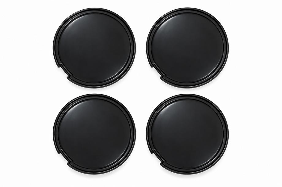 Sorte navkapsler til fælge (56×52 mm, 4 stk.) Image