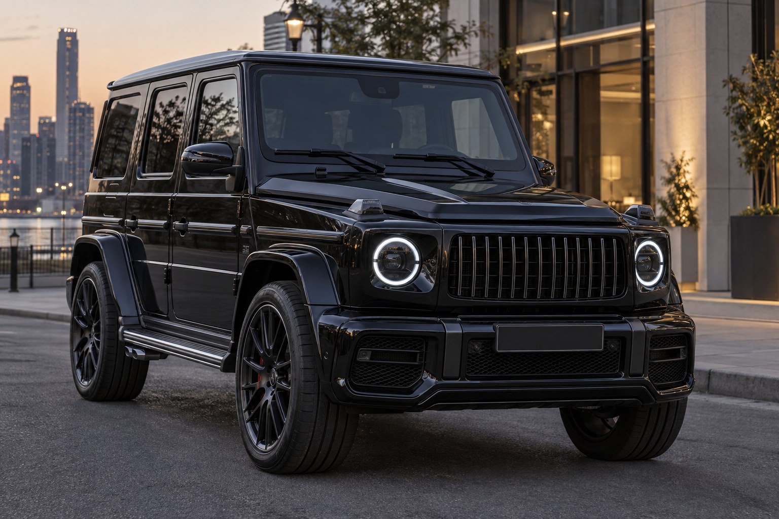 Mercedes G-Class W463 i G63 2018+-stil: hvad kan monteres – kofangere, lygter, spejle