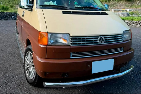 Volkswagen T4 til camping og offroad: montering af frontbeskyttelse, sideskørter og baghjørner Foto 1