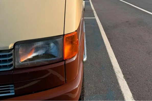 Volkswagen T4 til camping og offroad: montering af frontbeskyttelse, sideskørter og baghjørner Foto 11