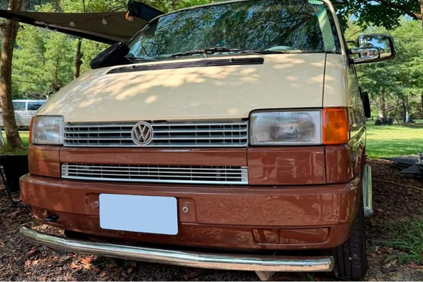 Volkswagen T4 til camping og offroad: montering af frontbeskyttelse, sideskørter og baghjørner Foto 7