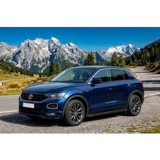 Sidetrin Fullmond Black (2 stk., aluminium) Volkswagen T-Roc 2017–2025 foto 1