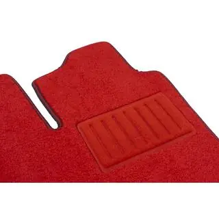 Velour hælpude (rød)