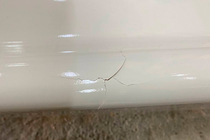 Volkswagen Caddy 2010–2015 Udsalg ABS spoiler (hvid højglans) foto 3