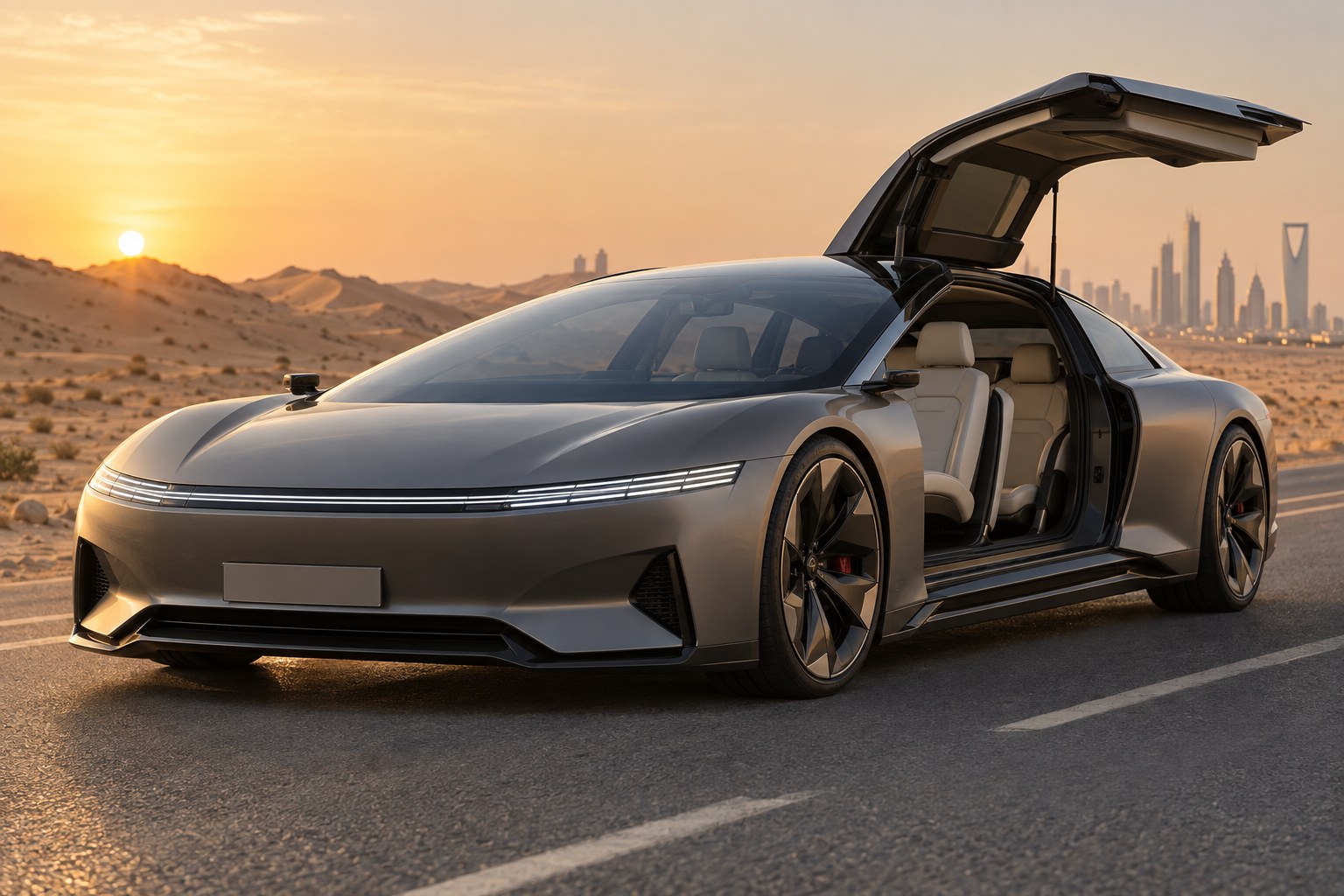 Ceer Exobot: Saudi-Arabien viser sine første elbiler – sedan og SUV med 850 hk