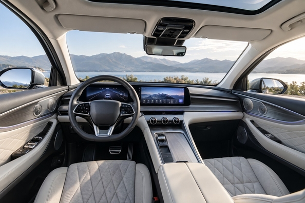 Omoda 9 SHS: Chery plug-in-hybrid med 443 hk og 1 100 km rækkevidde Foto 1