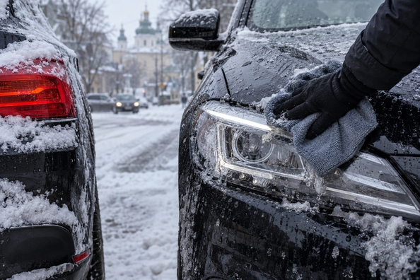 LED-forlygter og linser om vinteren: salt, sand og vejsalt – beskyt optikken