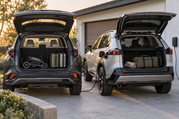 Hyundai Tucson NX5 eller Toyota RAV4 2026: hvilken familiebil skal du vælge? Foto 1