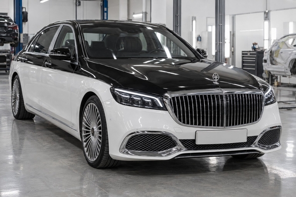 Mercedes S-Class W221 i W222- eller W223-stil: facelift to generationer senere – inkl. Maybach og S63 Foto 2