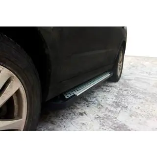 Sidetrin Allmond Grey (2 stk., aluminium) foto 3